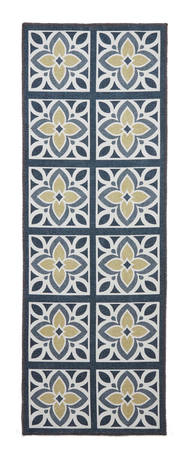 Victoria - Washable - Grey / Yellow- H1191