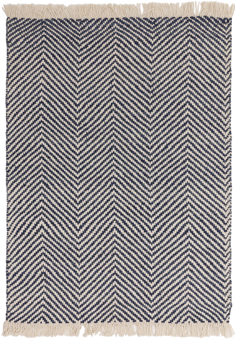 Vigo-  Natural Weaves - Navy -   Asiatic London