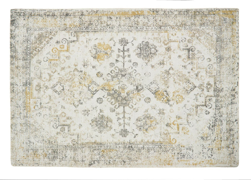 Vogue - Light Grey / Ochre- Origins-  Phoenox Rugs