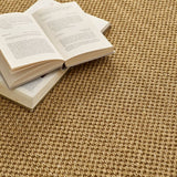 Sisal Neutrals- Warm Natural - Dark Brown Border -  Origins-  Phoenox Rugs