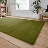 Windsor Wool Border - Green - Think Rugs