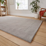 Windsor Wool Border - Grey - Think Rugs