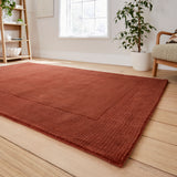 Windsor Wool Border - Terracotta - Think Rugs