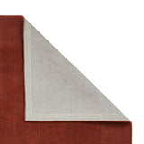 Windsor Wool Border - Terracotta - Think Rugs