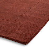 Windsor Wool Border - Terracotta - Think Rugs
