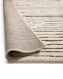 Woodweave- Ivory / Charcoal - Pheonox Rugs