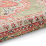 Zahra - Washable - S0063 - Green / Pink - Think Rugs