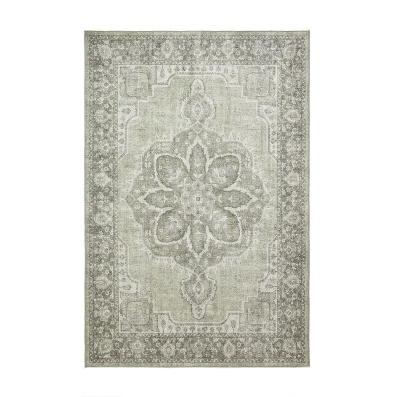Zahra - Washable - S0063 - Green - Think Rugs