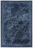 Zehraya - ZE02-  Ink Blue Border - Asiatic London