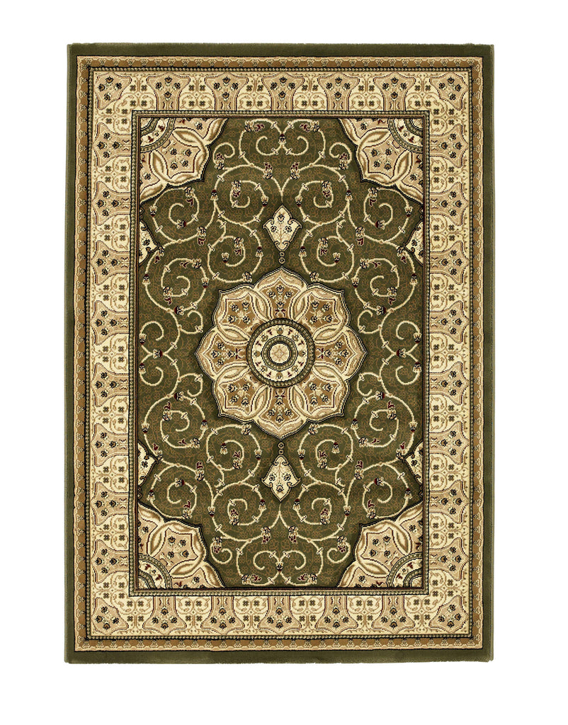 Heritage 4400 Rugs/Runners/Circles - Green-TR