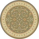 Noble Art 6529/491- Cream/Green- Rugs and Runners- CIRCLES AVAILABLE- MC