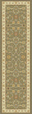 Noble Art 6529/491- Cream/Green- Rugs and Runners- CIRCLES AVAILABLE- MC