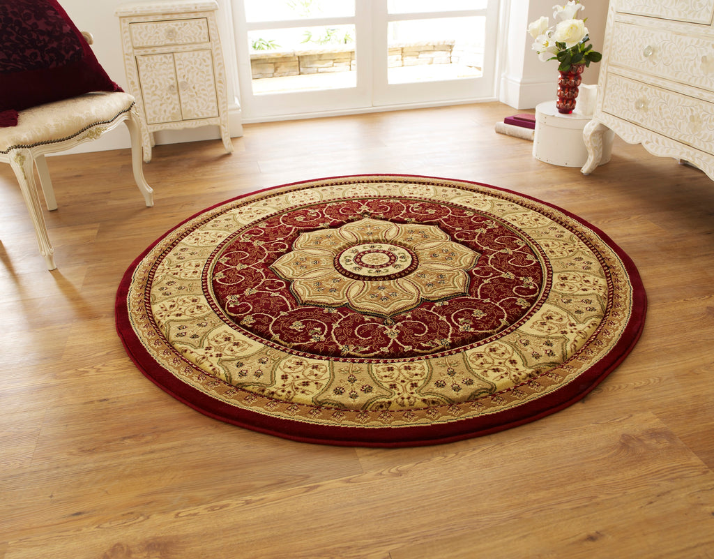 Heritage 4400 Rugs/Runners/Circles - Red -TR