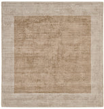 BLADE BORDER RUGS (SQUARE RUGS AVAILABLE) PUTTY CHAMPAGNE -AC