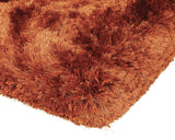 PLUSH RUGS (CIRCLES AVAILABLE) RUST -AC